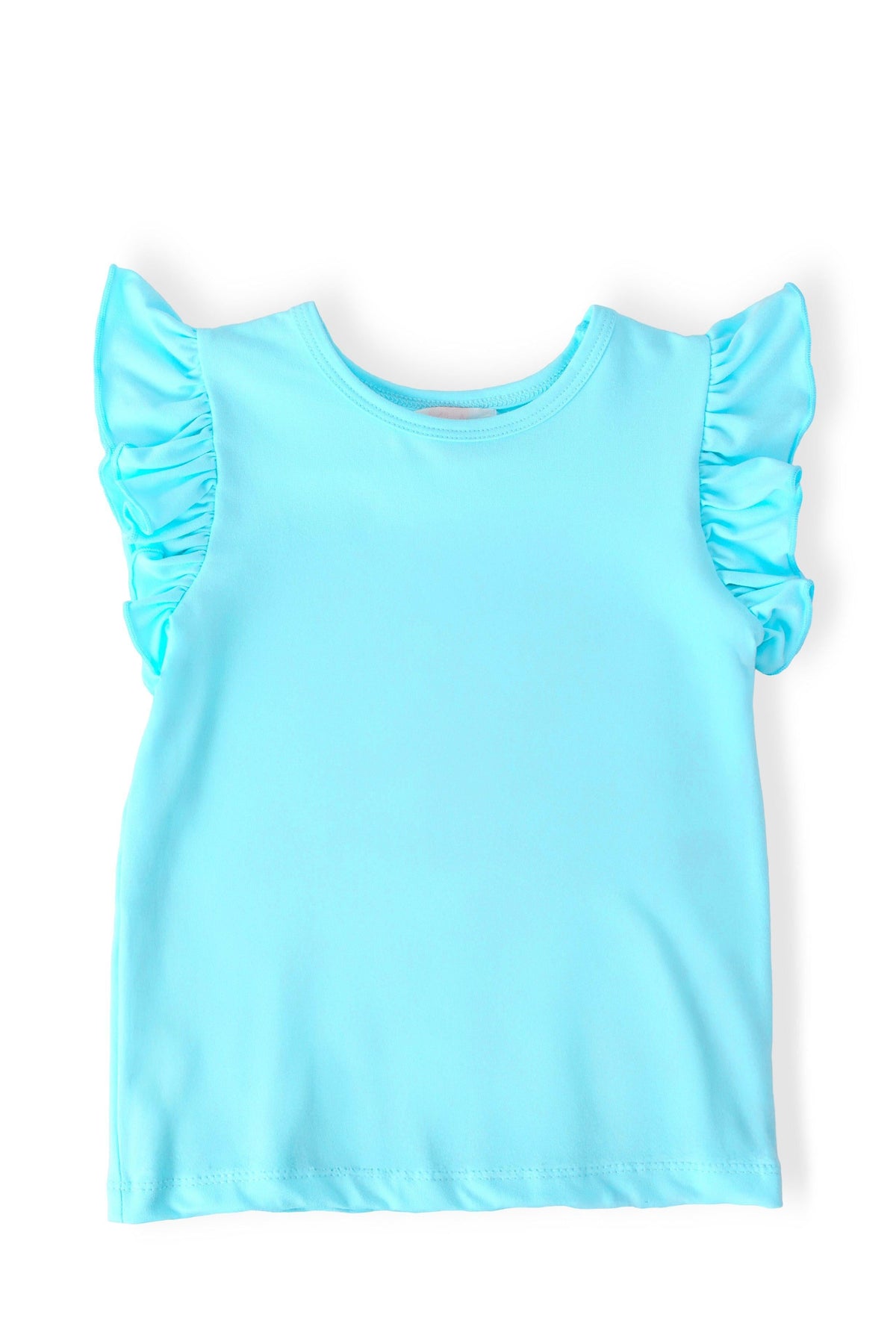 Aqua S/S Ruffle Tee 1