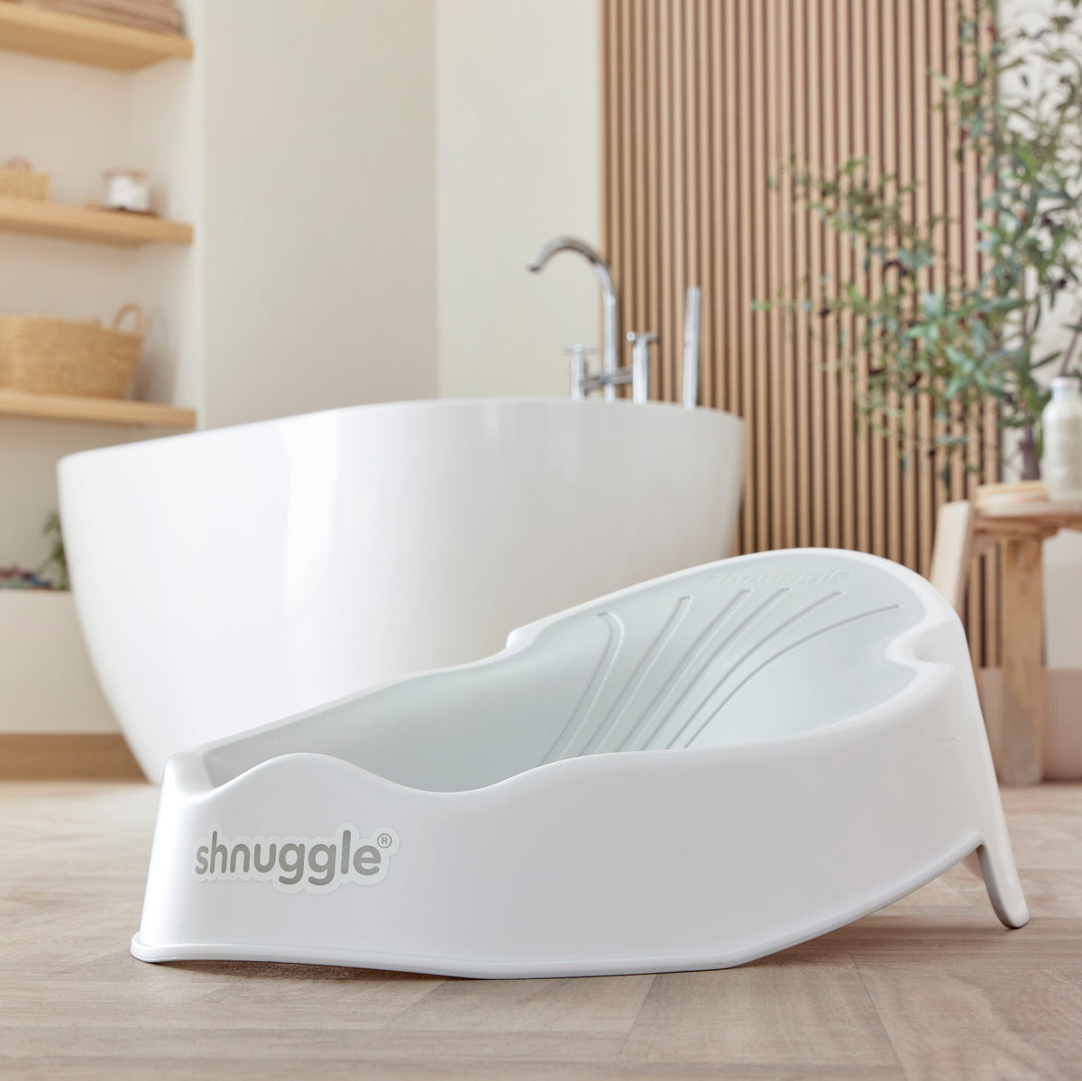 Shnuggle Newborn Baby Bath Support | Ergonomic, Non-Slip & Quick-Dry | From 0-3 months 12