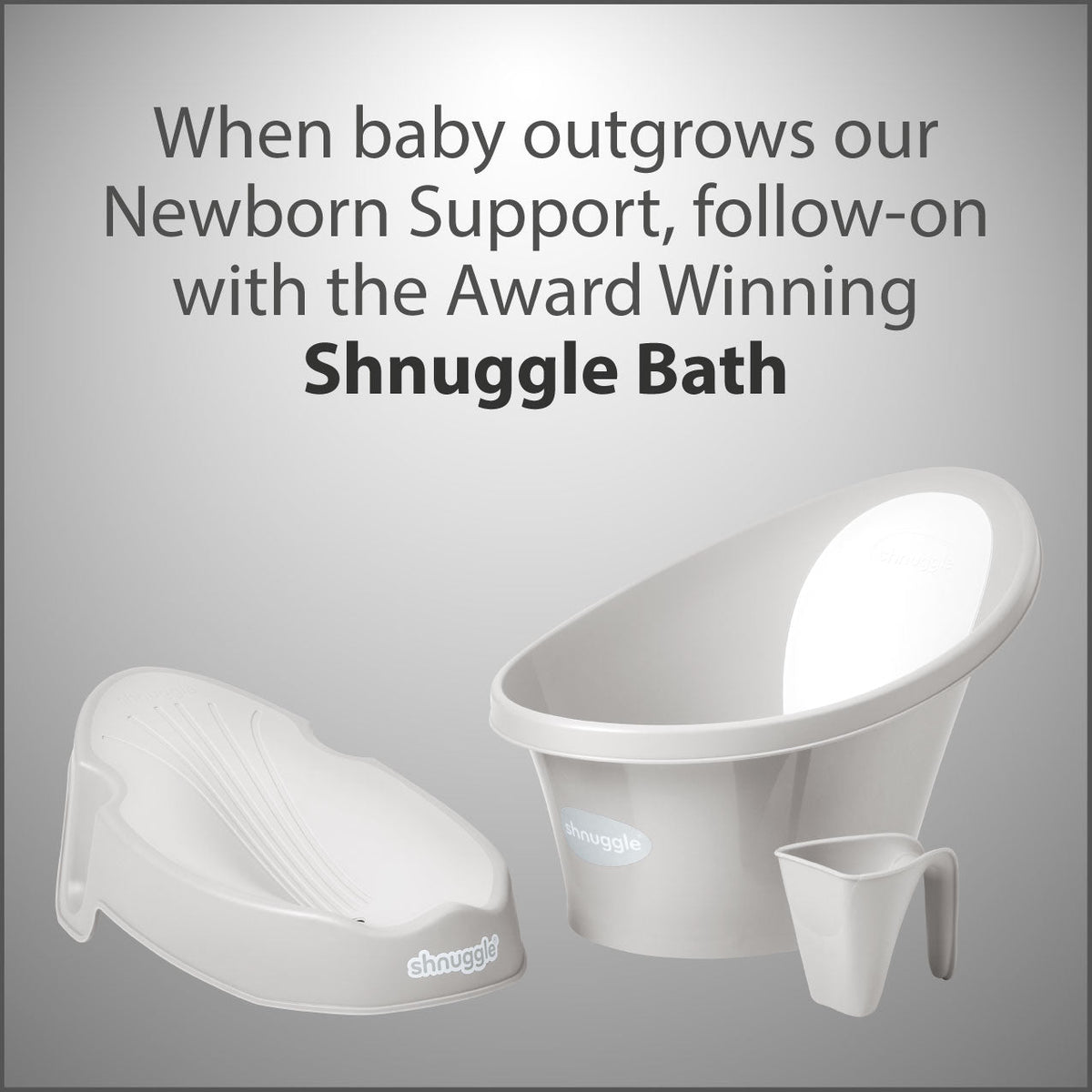 Shnuggle Newborn Baby Bath Support | Ergonomic, Non-Slip & Quick-Dry | From 0-3 months 15