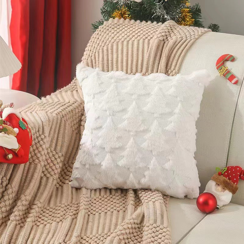 Christmas Pillow Cover Snowflake Christmas Tree Home Sofa Pillow Cover Holiday Decoration Cushion Cover 5