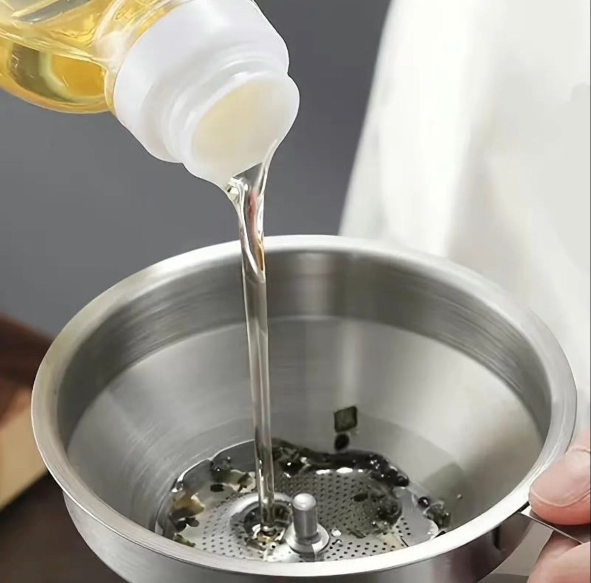 SmartStrain Kitchen Oil Funnel Filter 3