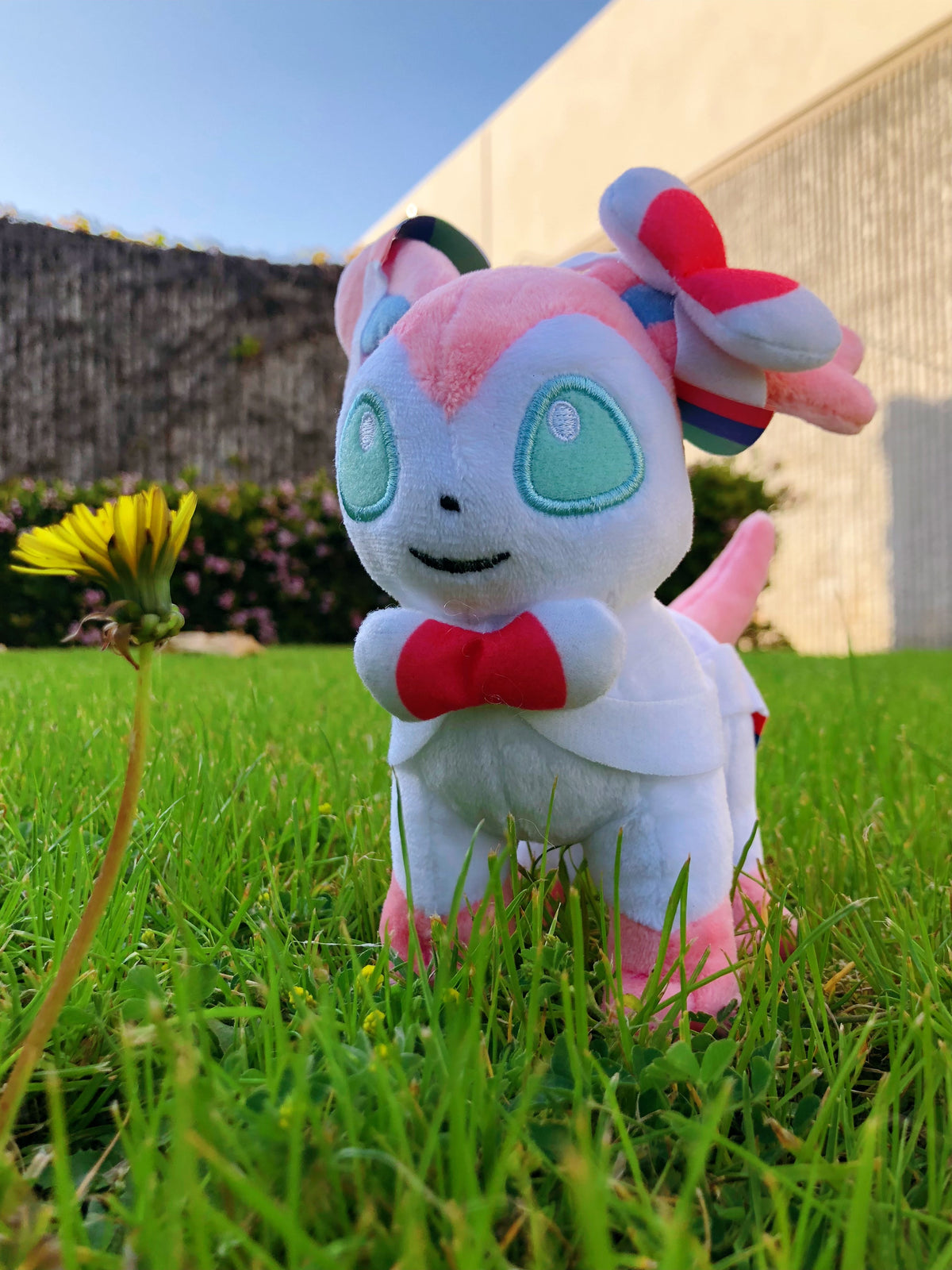 20cm Pokemon Sylveon Plush Toy Kawaii Anime Eevee Espeon Jolteon Vaporeon Stuffed Animal Doll for Children Christmas Gift 3
