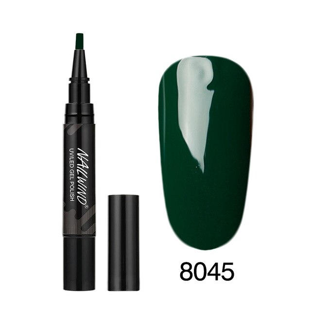 Art Manicure Venalisa 60 Colors Soak Off Enamel Convenience Clean Nail Glue Pen 21