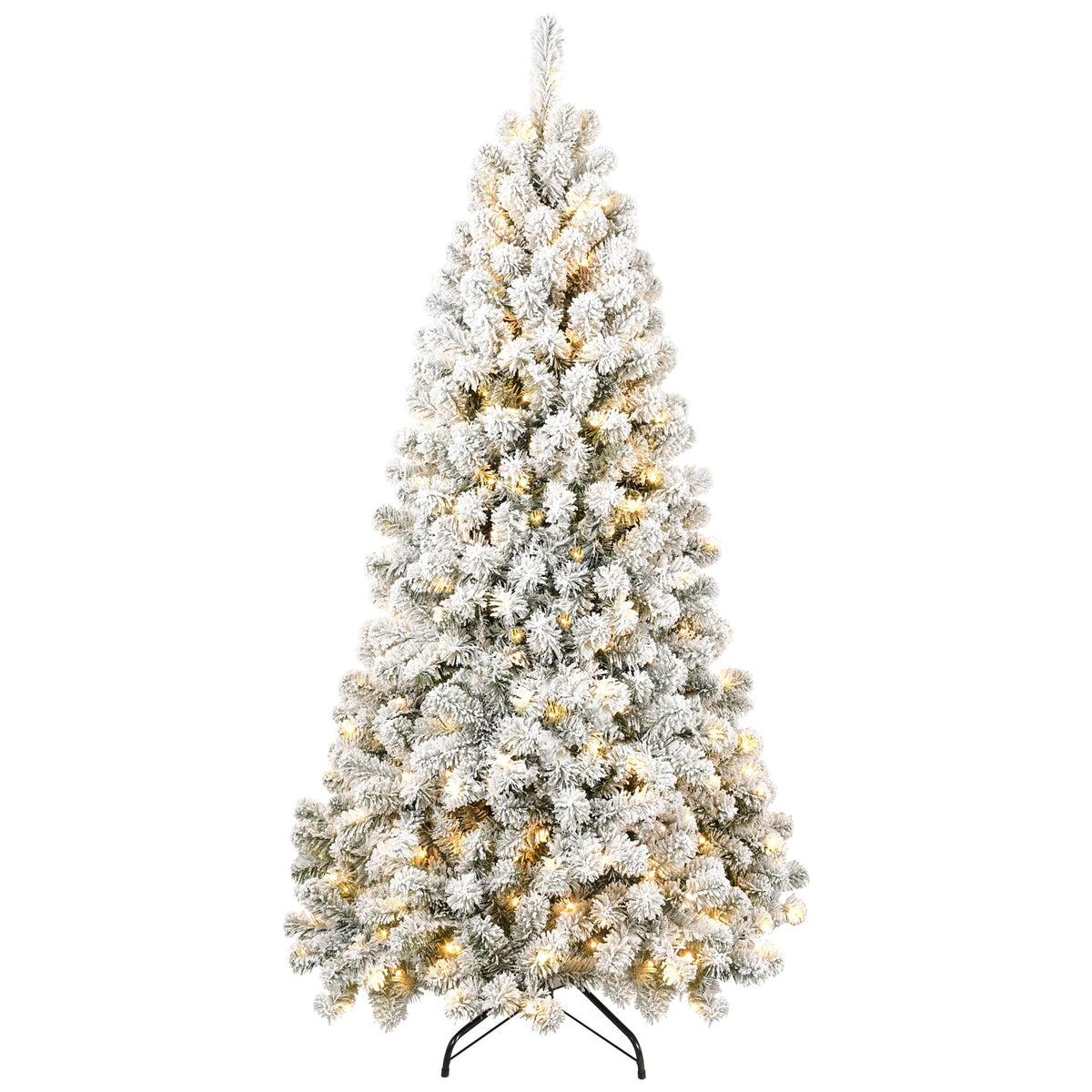 5FT PVC Memory Wire Christmas tree (With Light) 9