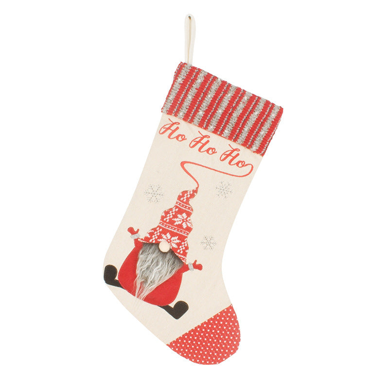 Christmas Gift Candy Bag Christmas Pendant Large Christmas Socks Christmas Decoration 4
