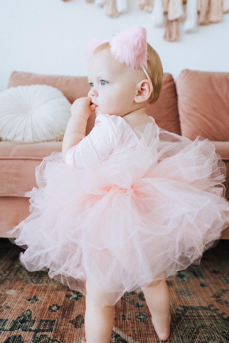 Ballet Pink 3/4 Tutu Leotard 3