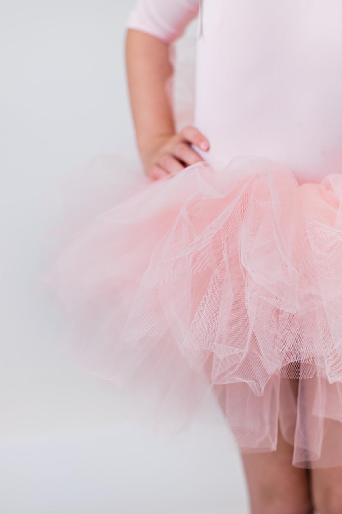 Ballet Pink 3/4 Tutu Leotard 5