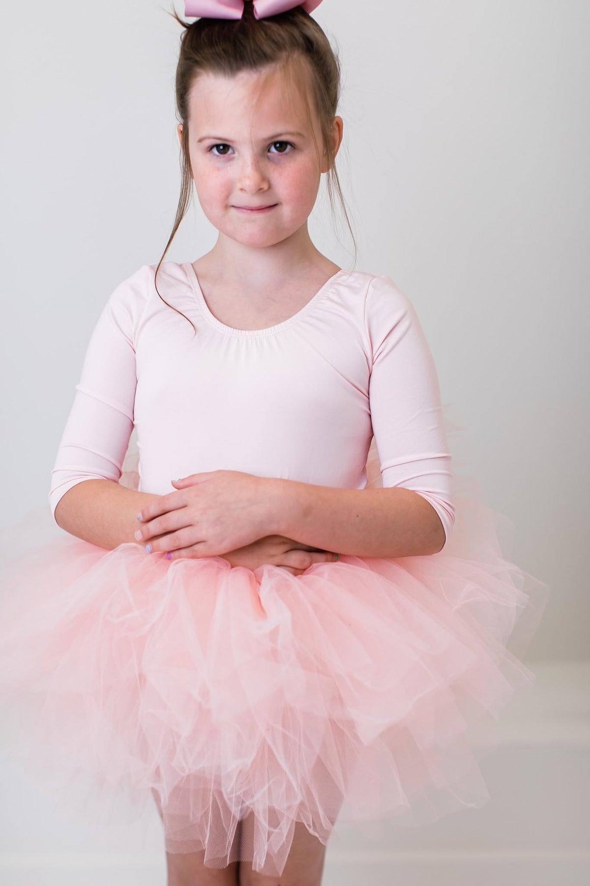 Ballet Pink 3/4 Tutu Leotard 6