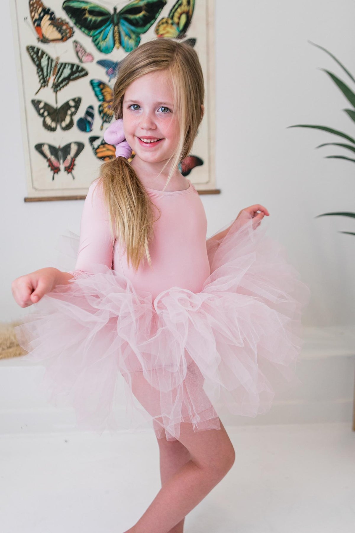 Ballet Pink 3/4 Tutu Leotard 7