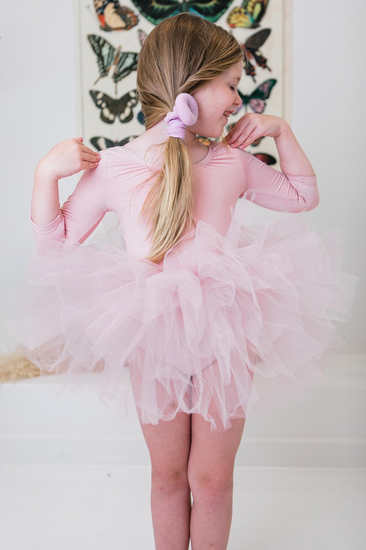 Ballet Pink 3/4 Tutu Leotard 8