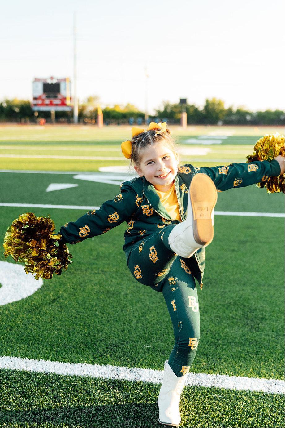 Baylor Green Bear Leggings 4