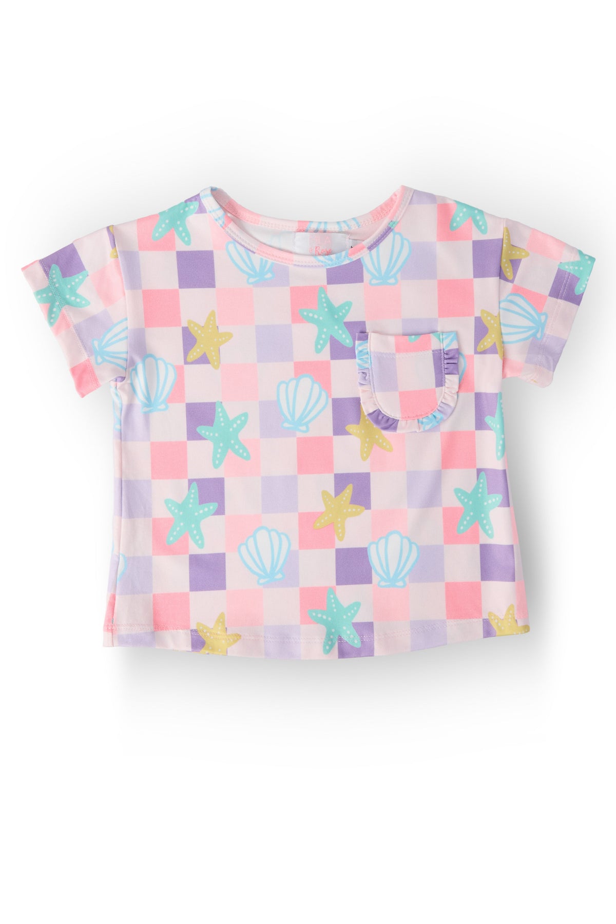 Beach Days Ruffle Pocket Tee 1
