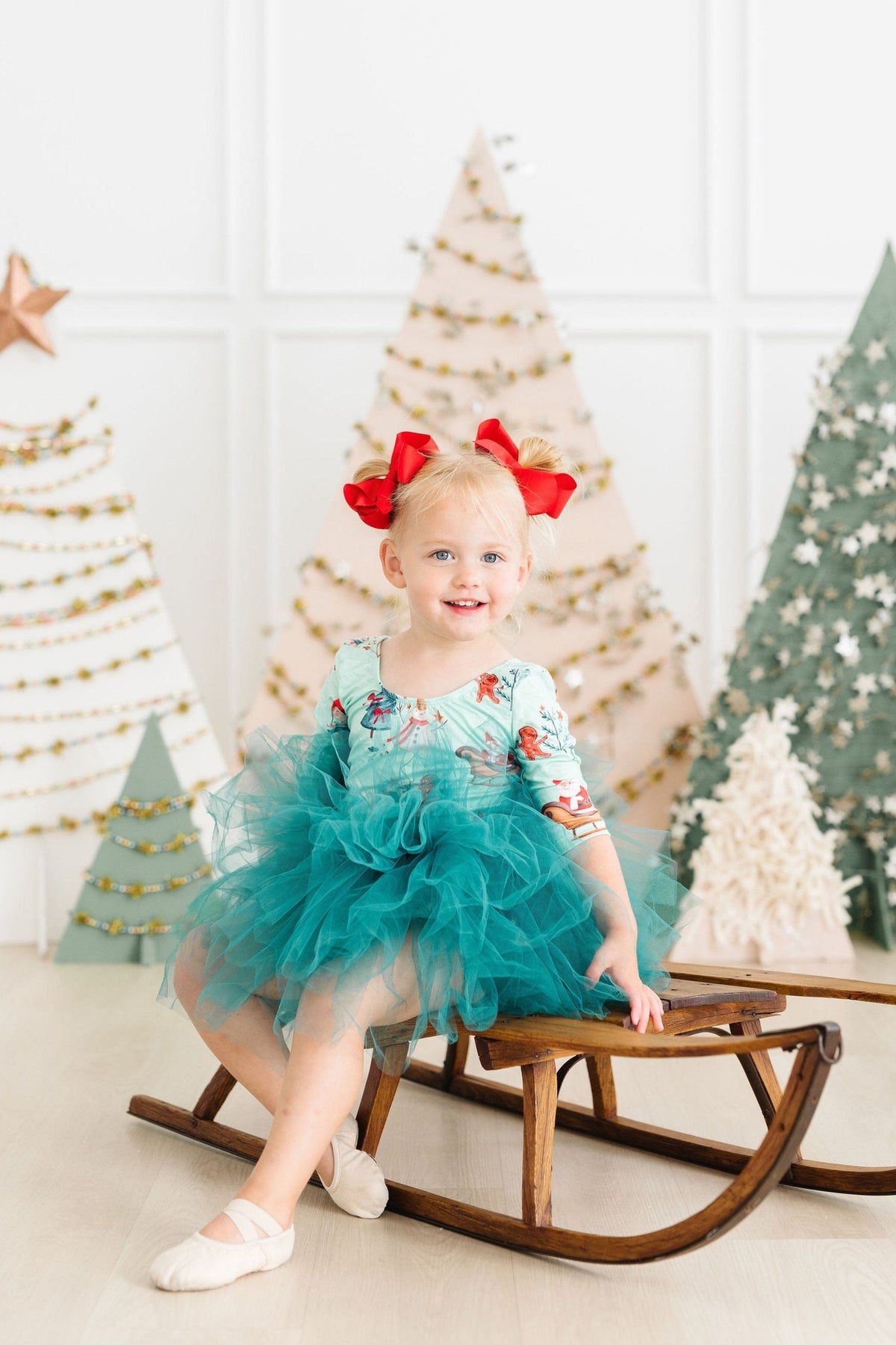 Believe in Your Elf 3/4 Tutu Leotard 1