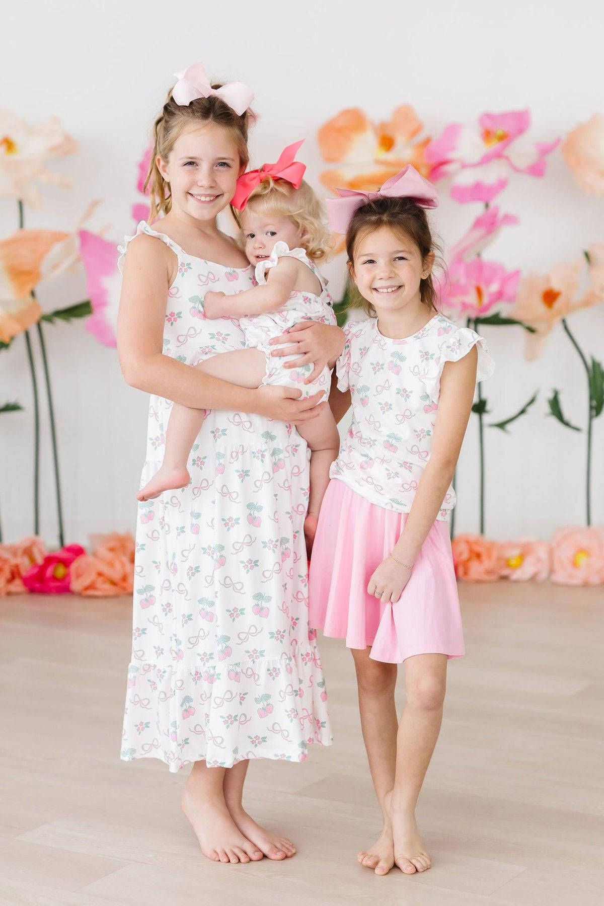Berries & Bows Ruffle Maxi Dress 3