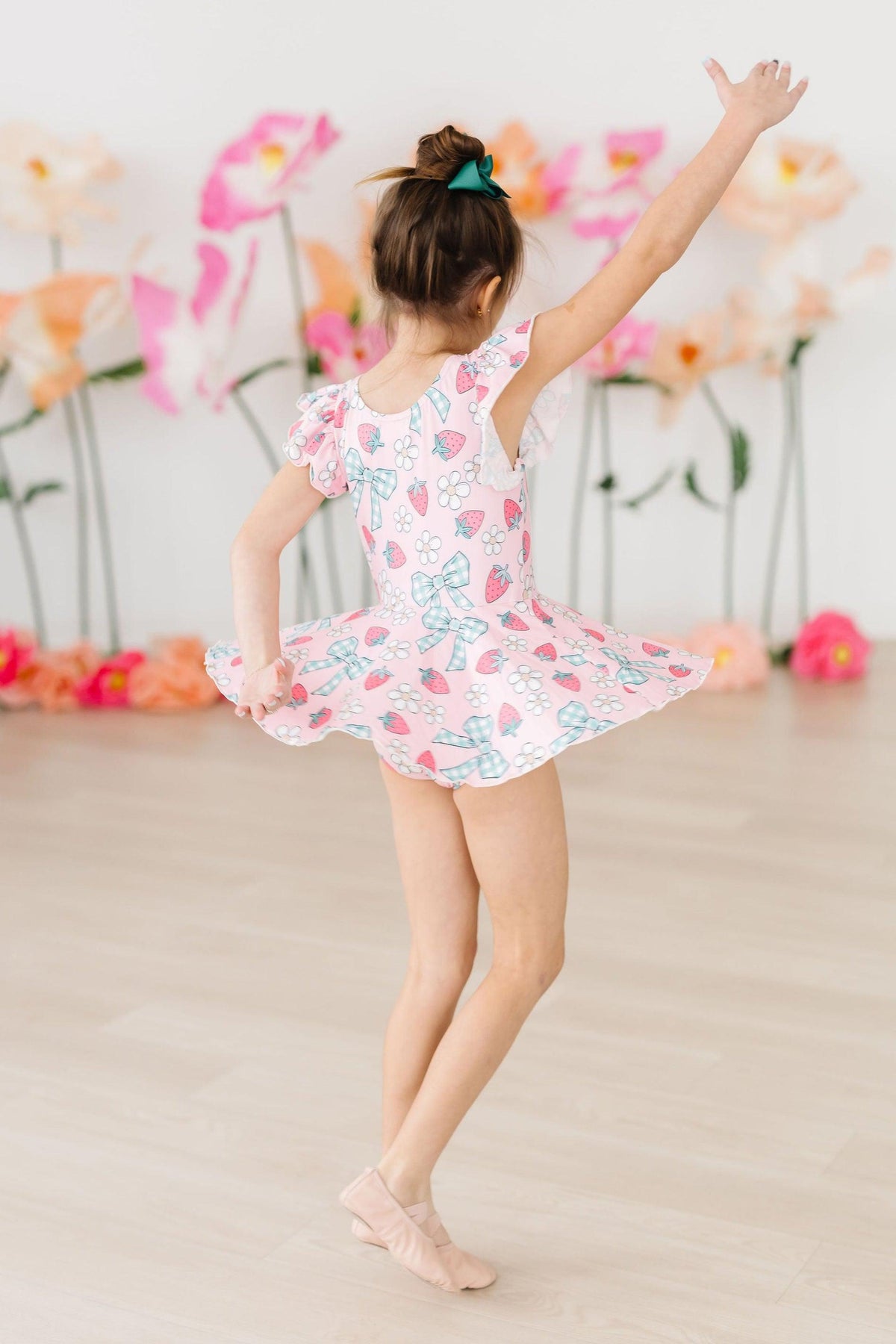 Berry Picnic S/S Twirl Leotard 4