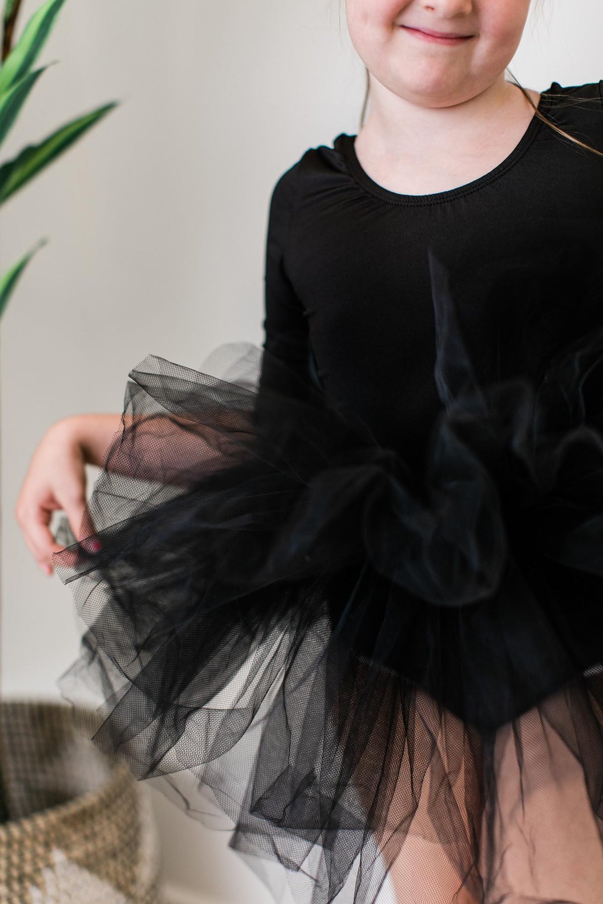 Black 3/4 Tutu Leotard 5