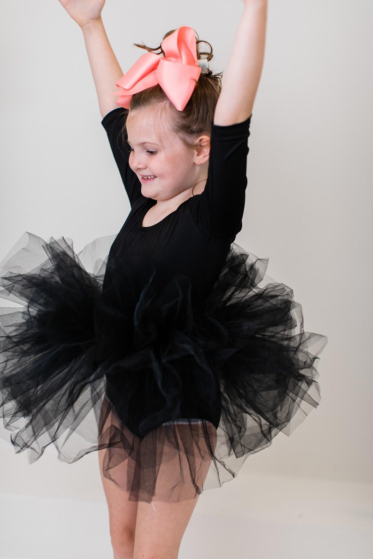 Black 3/4 Tutu Leotard 6