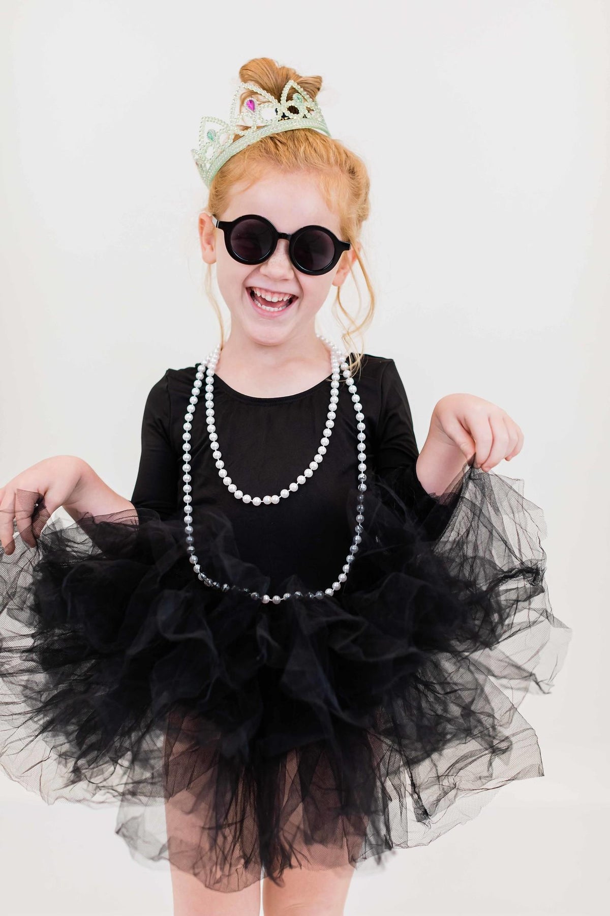 Black 3/4 Tutu Leotard 8