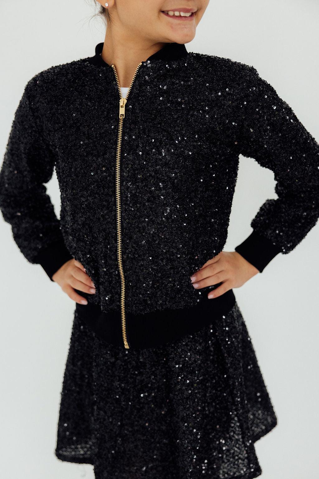 Black Sequin Jacket 1