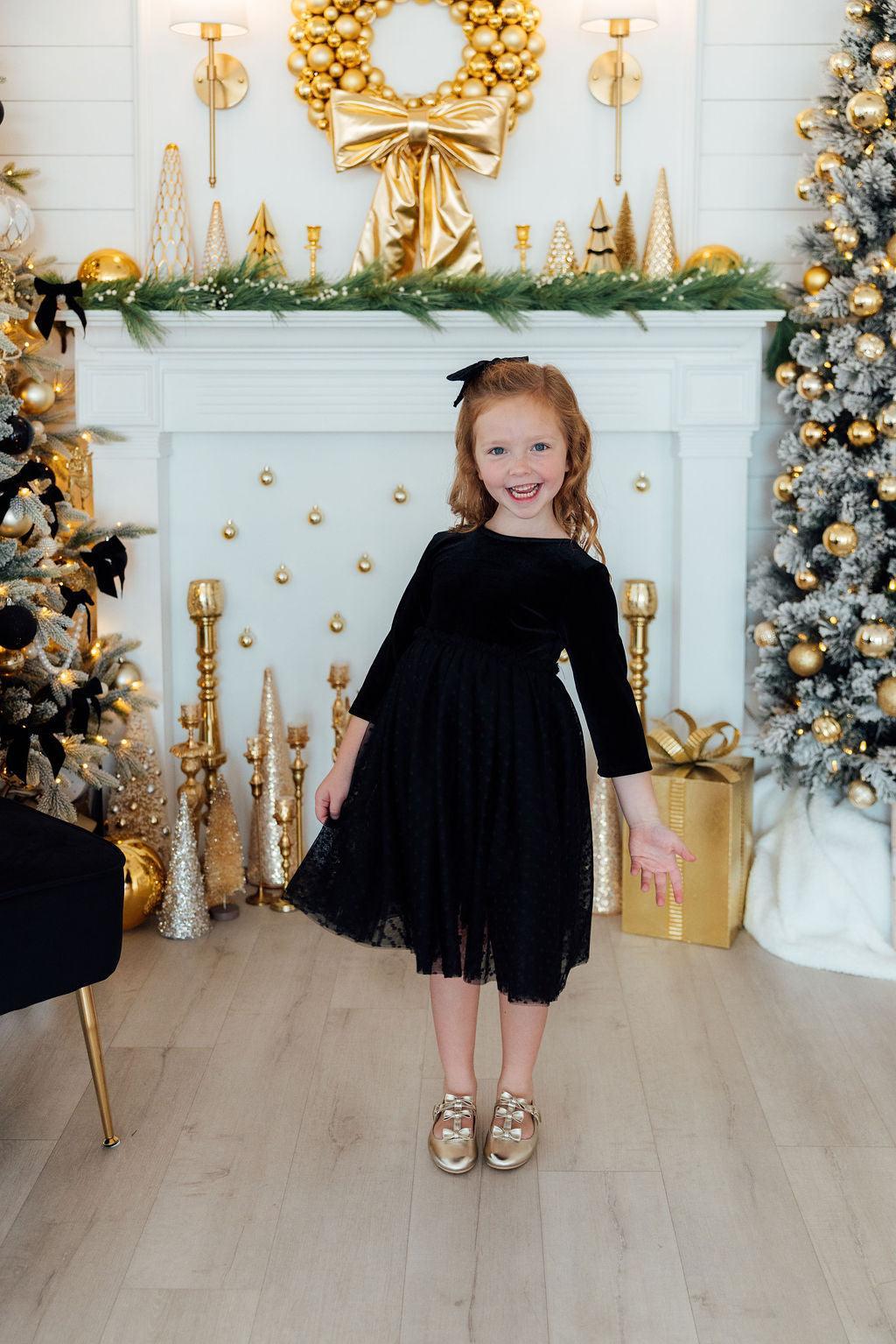 Black Velvet Tutu Dress 2