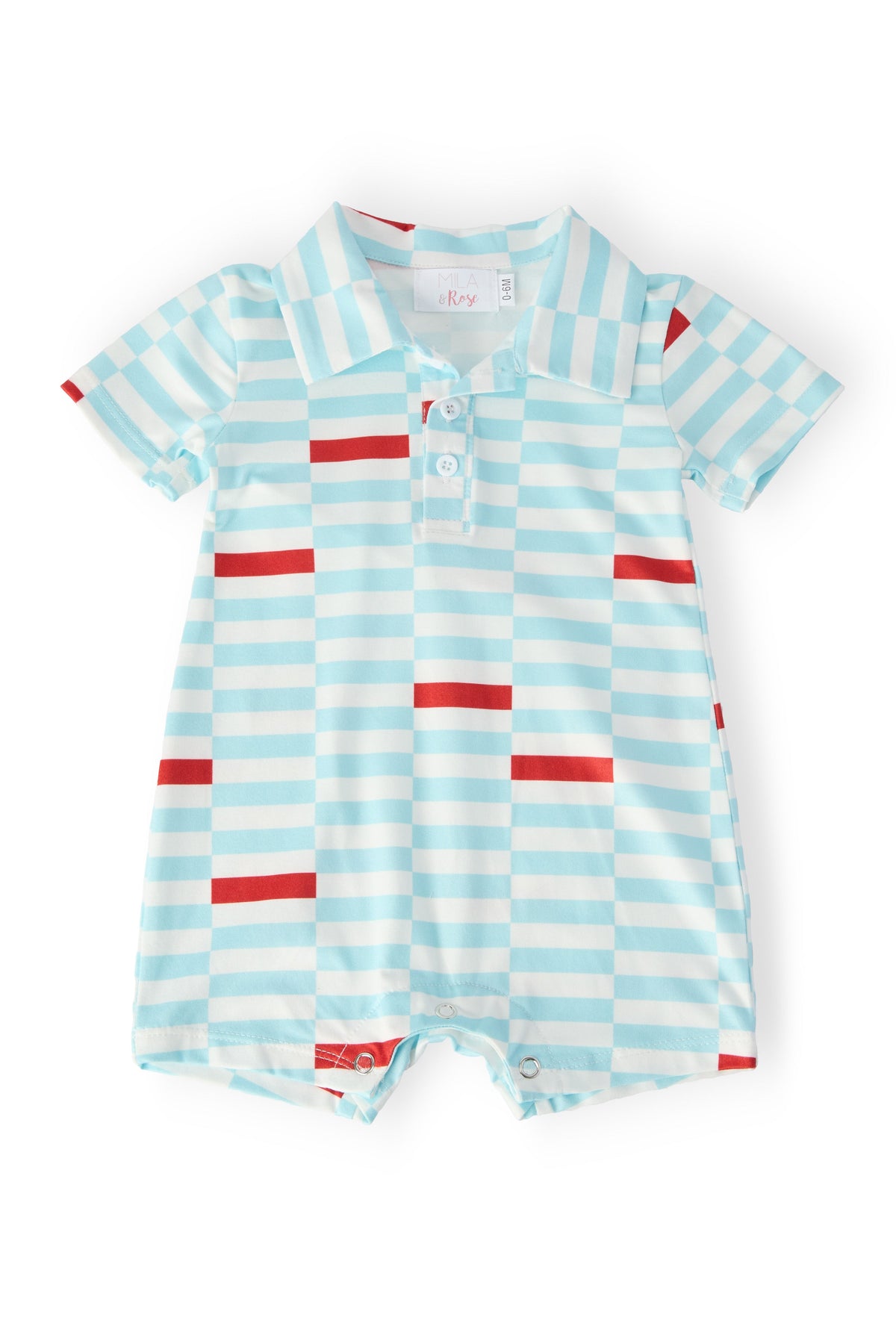 Block Party Polo Shorty One-Piece 1