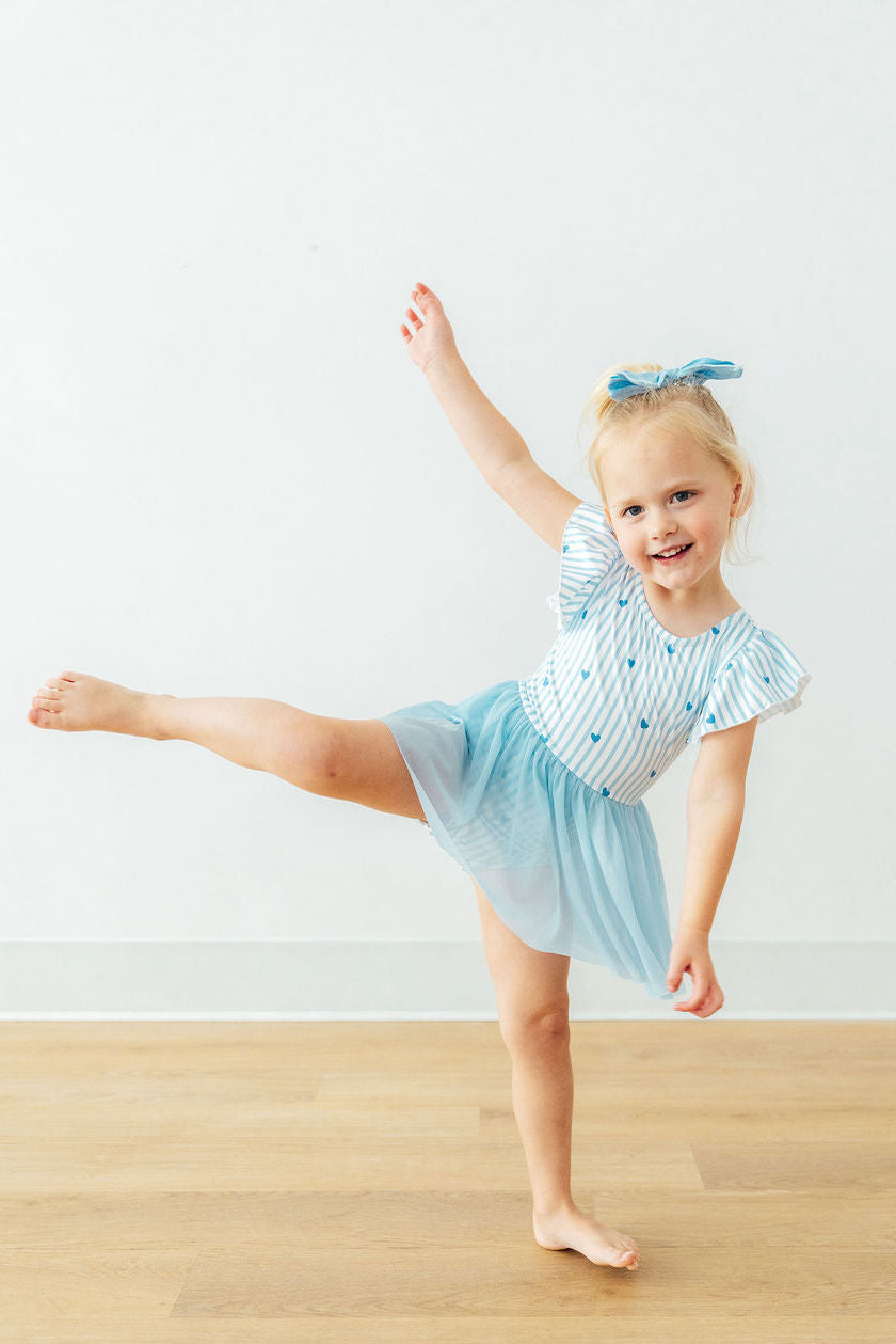 Blueberry Kisses S/S Twirl Leotard 2