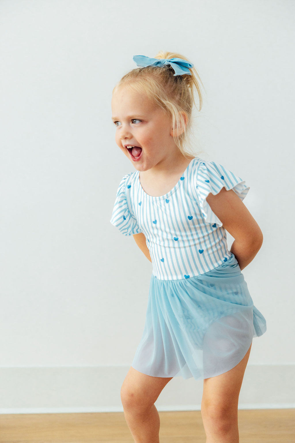 Blueberry Kisses S/S Twirl Leotard 4