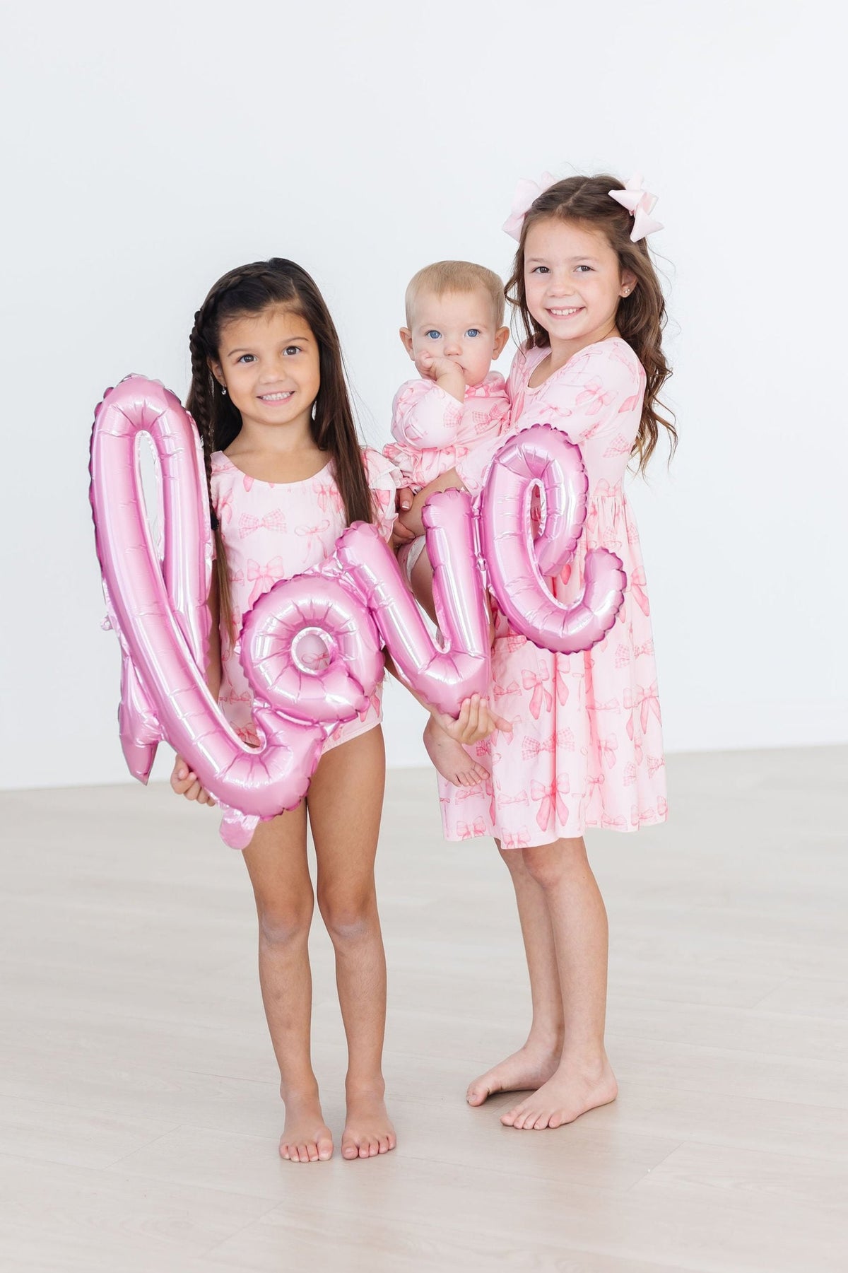 Blushing Bows S/S Flutter Sleeve Leotard 4