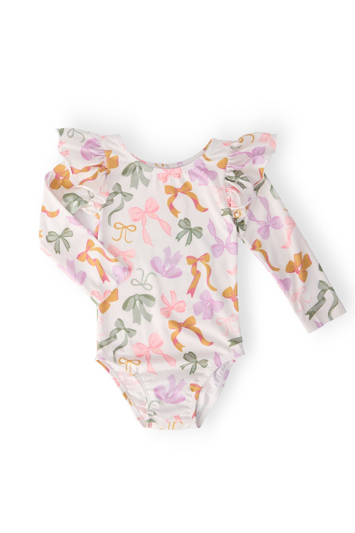 Boho Bows L/S Flutter Sleeve Leotard 1