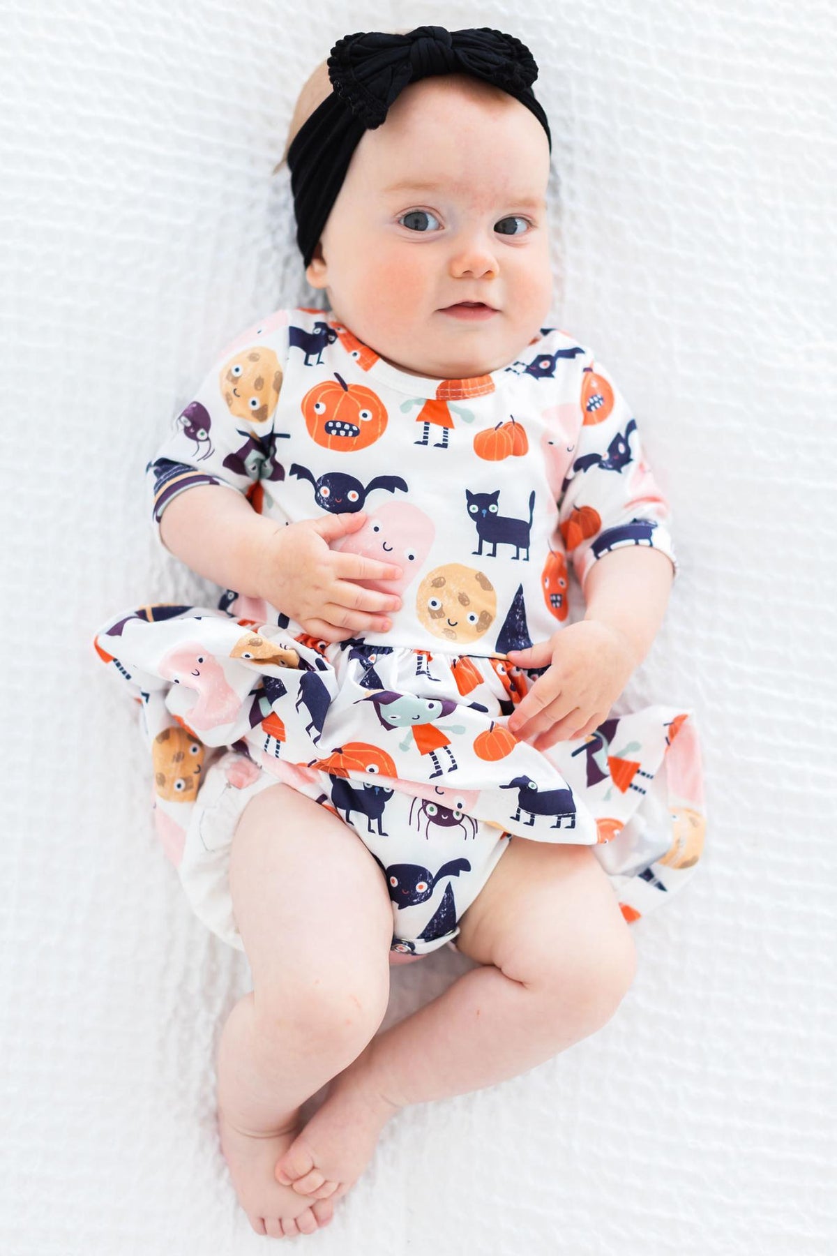SALE Boo Crew 3/4 Sleeve Twirl Bodysuit 5