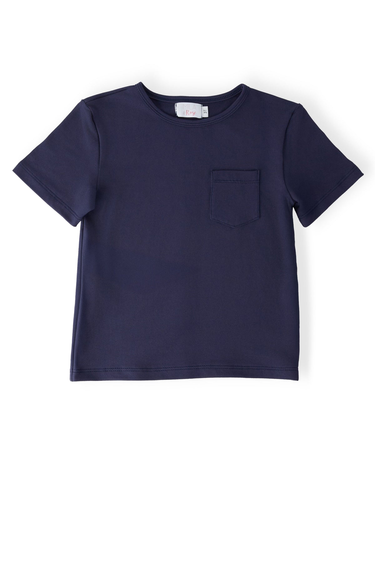 Boys Navy S/S Pocket Tee 1