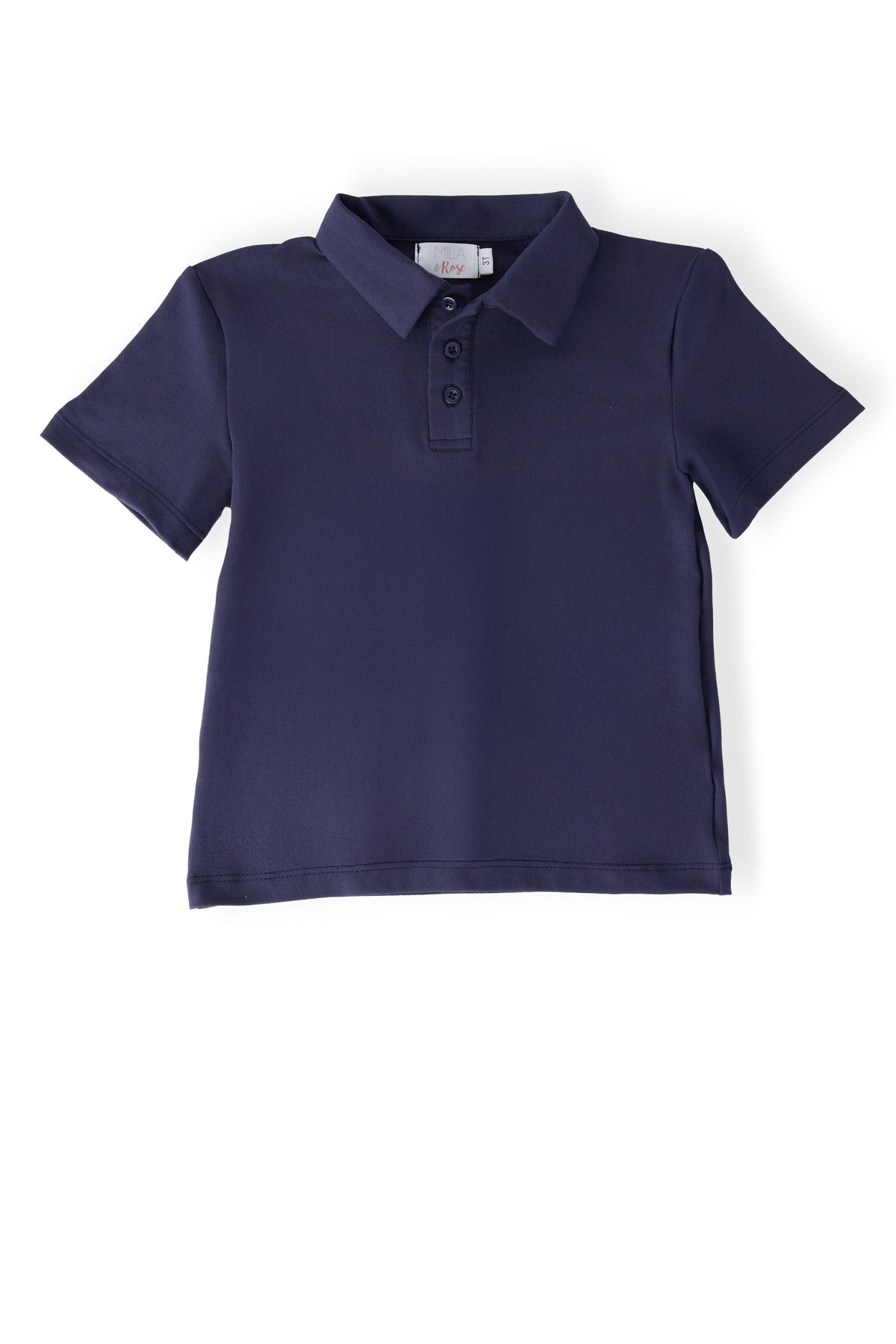 Boys Navy S/S Polo 1