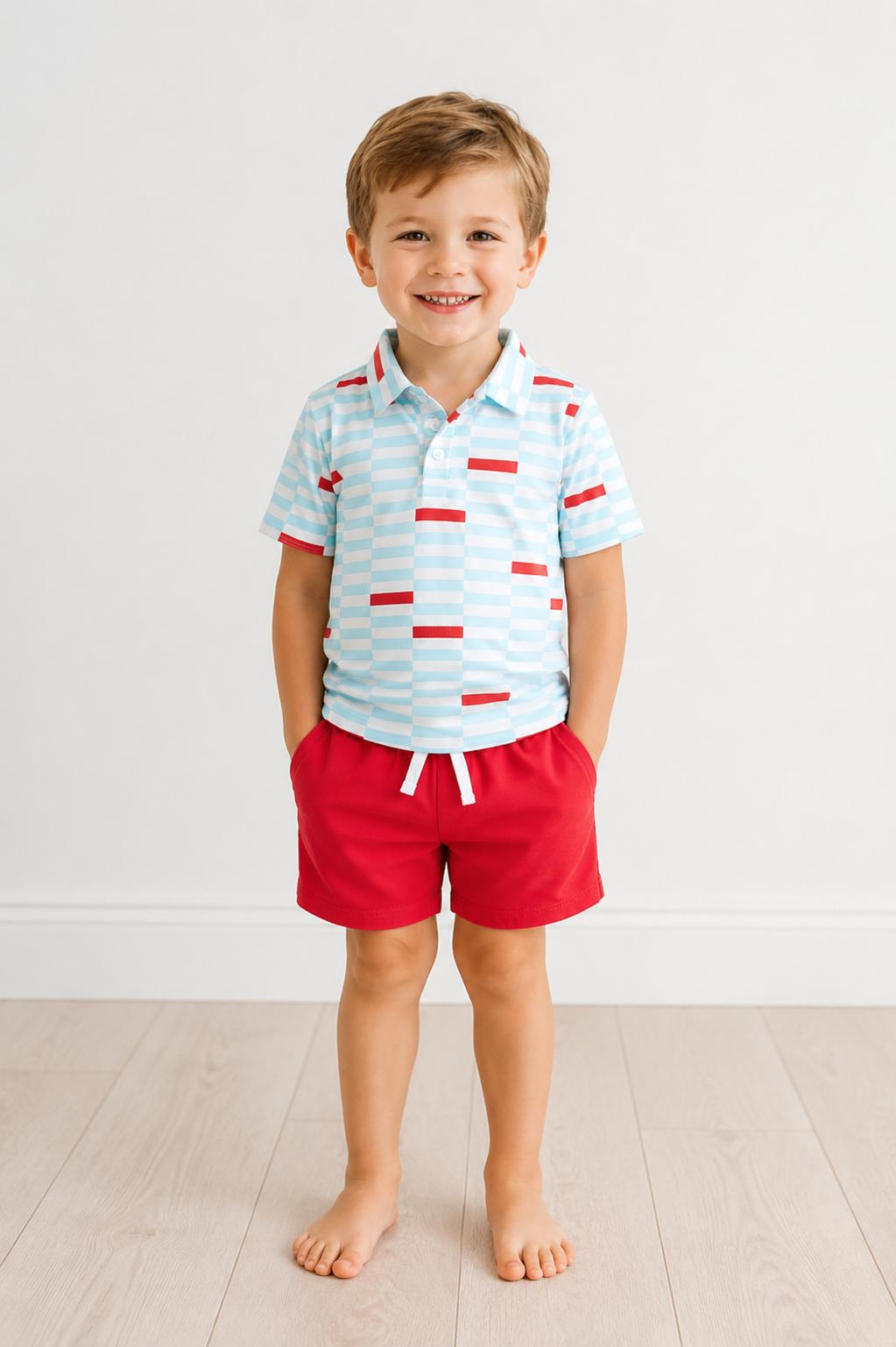 Boys Block Party S/S Polo 2