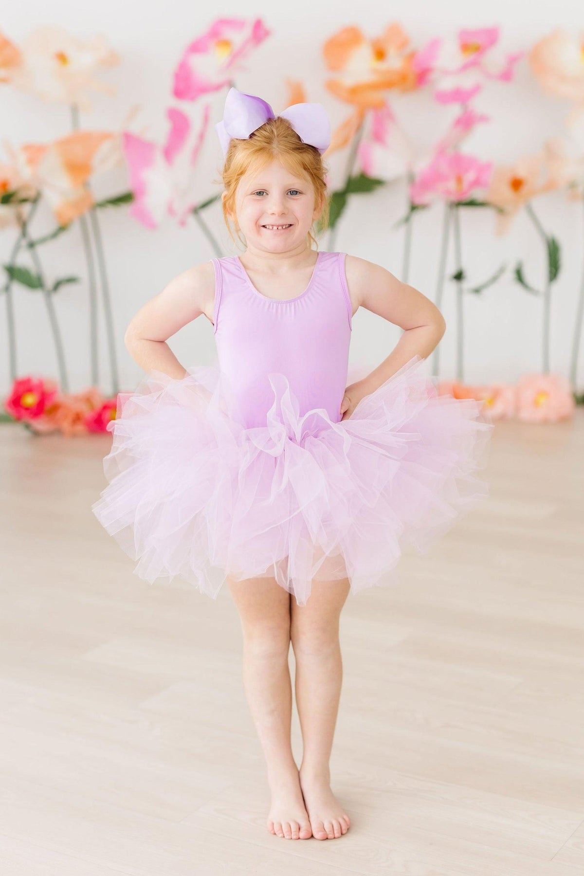 Bright Lilac Tank Tutu Leotard 3
