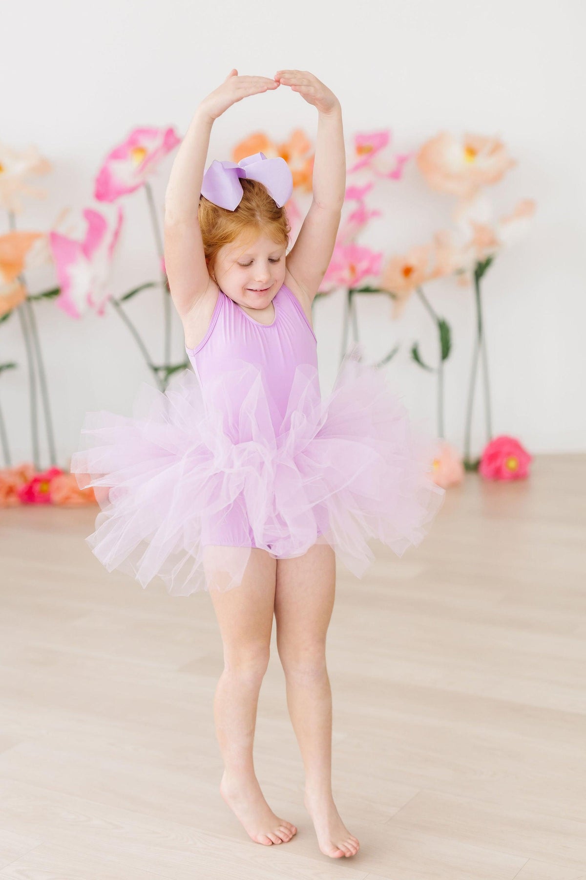 Bright Lilac Tank Tutu Leotard 1