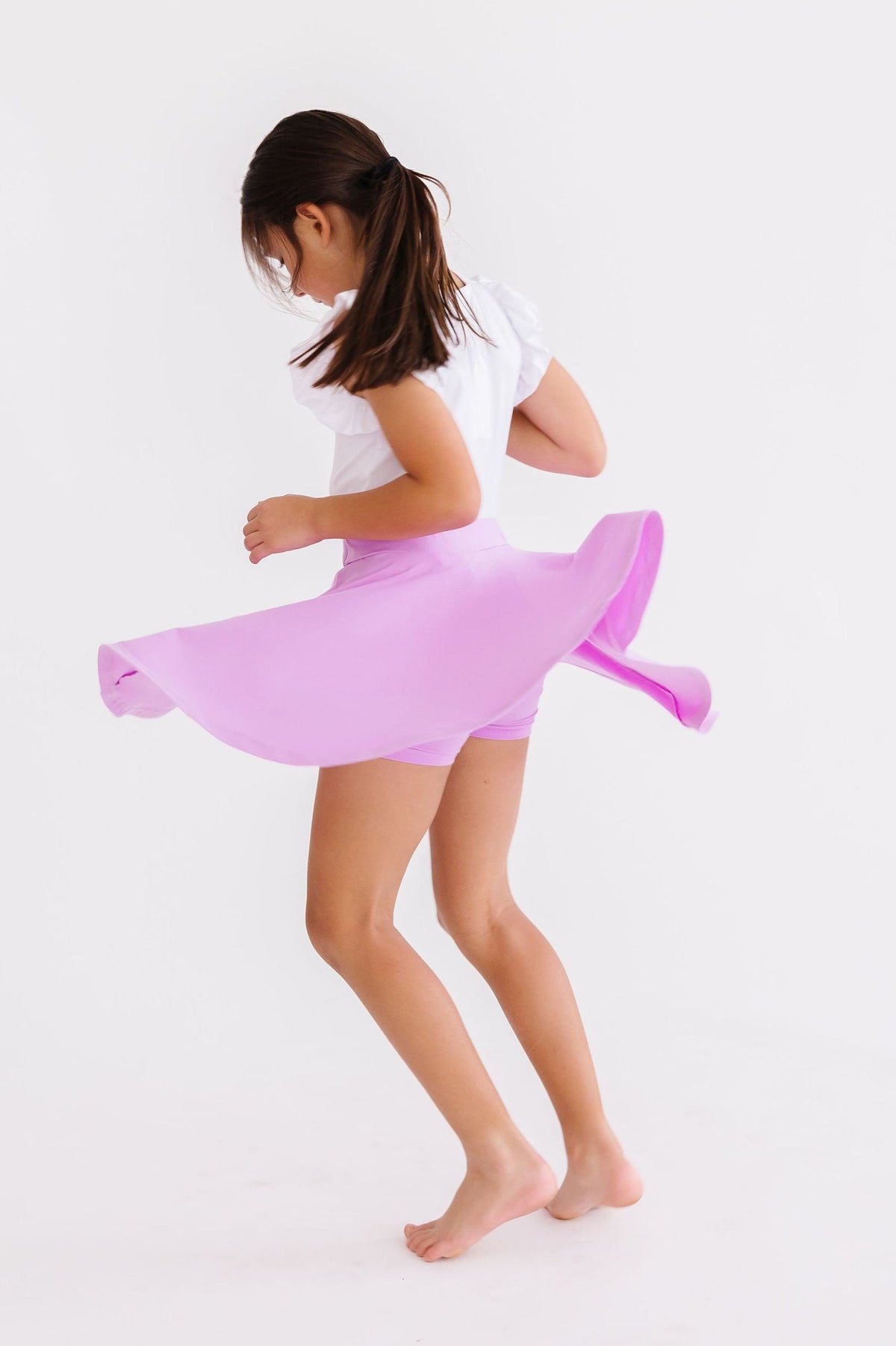Bright Lilac Twirl Skort 4
