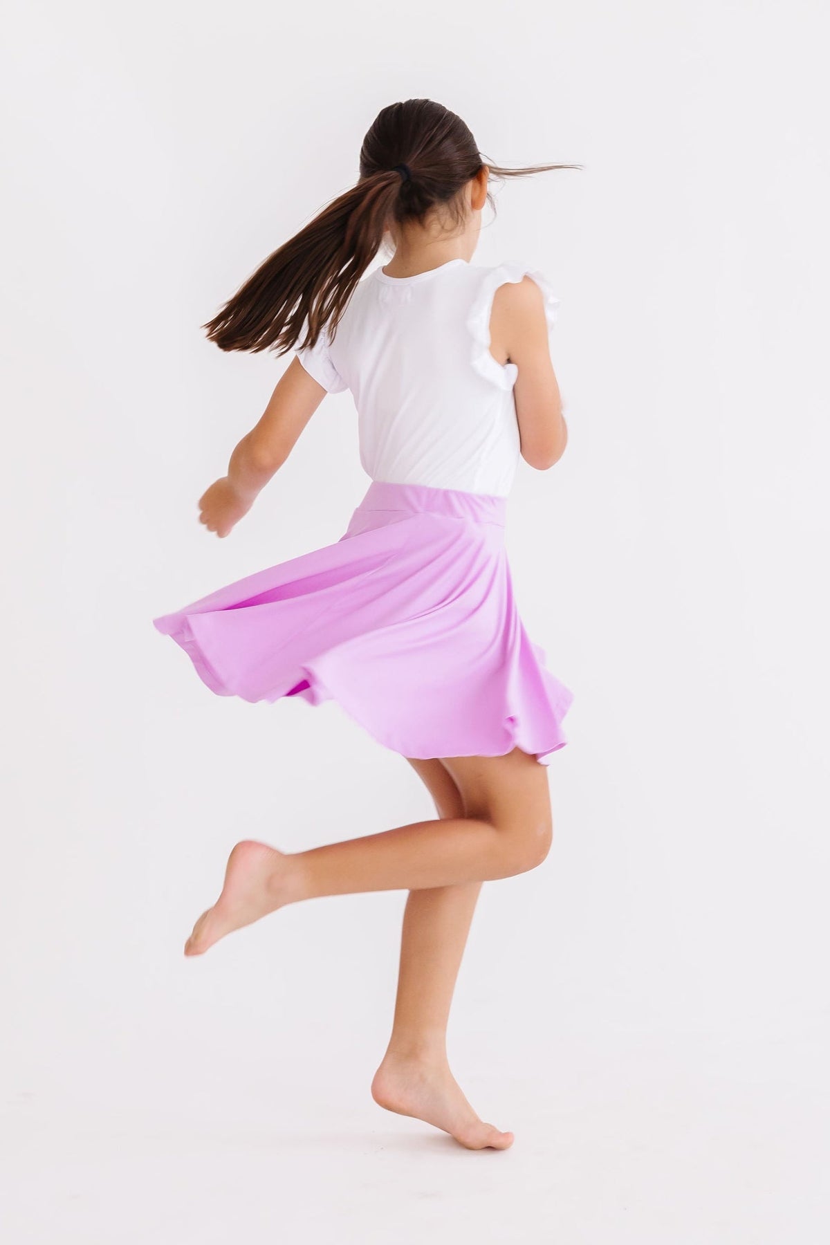 Bright Lilac Twirl Skort 5