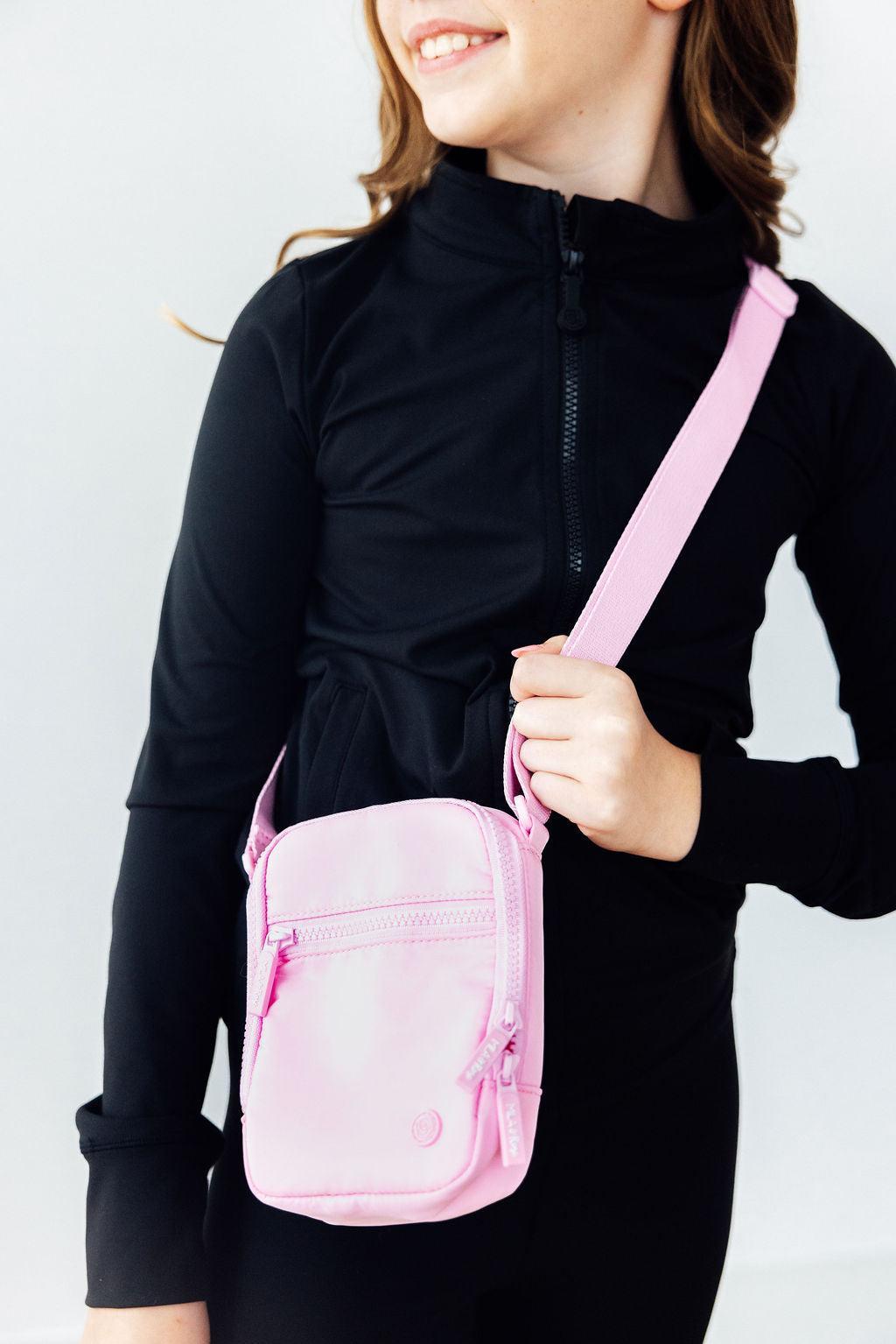 Bubblegum Pink Crossbody Bag 1