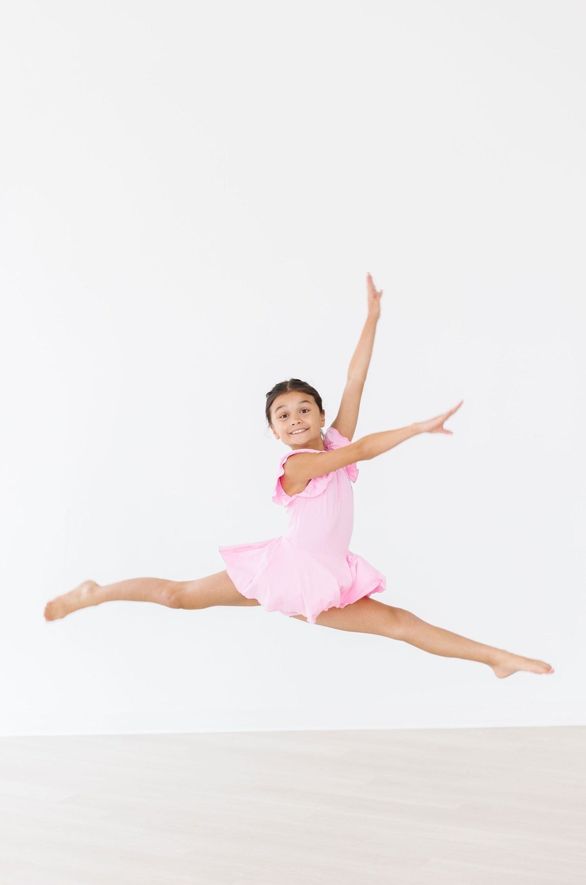 Bubblegum Pink S/S Twirl Leotard 3
