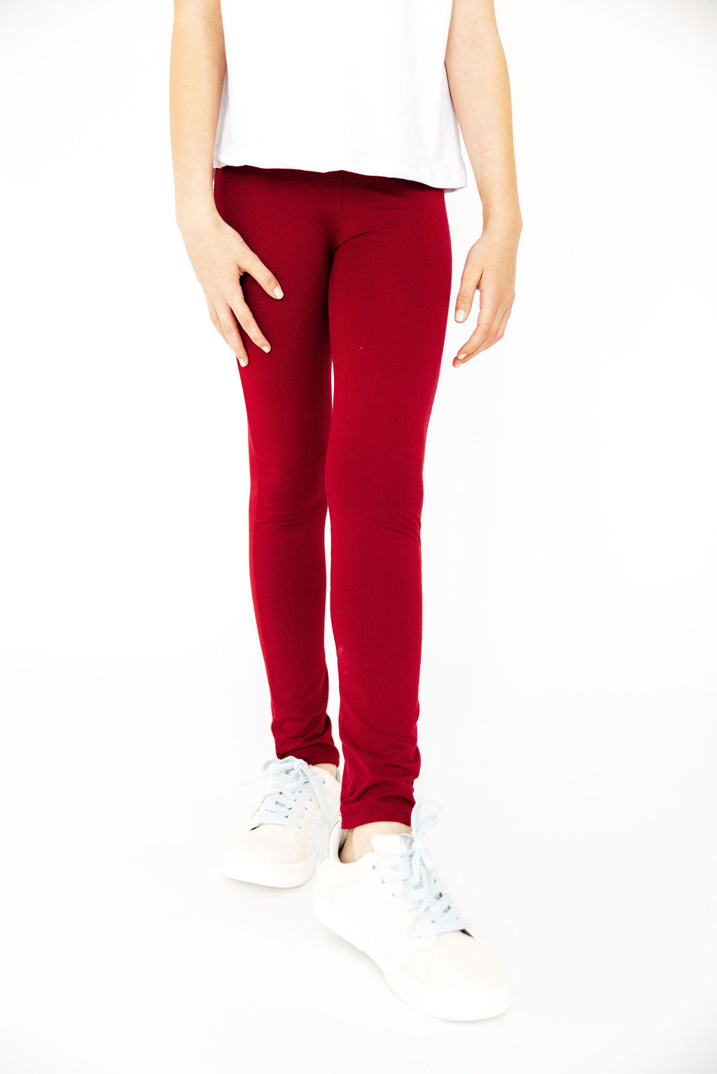 Burgundy Leggings 2