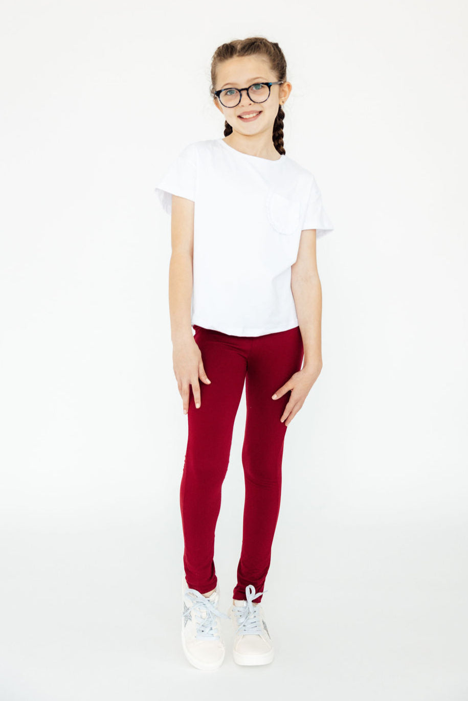 Burgundy Leggings 3