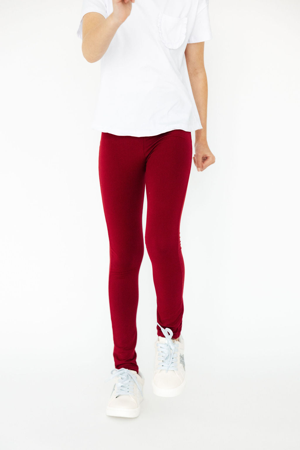Burgundy Leggings 4