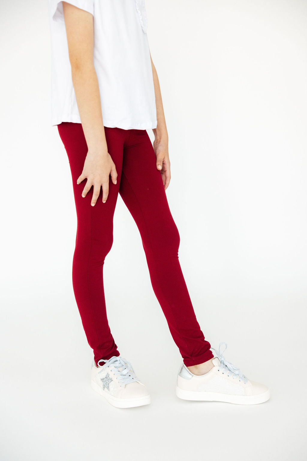 Burgundy Leggings 6