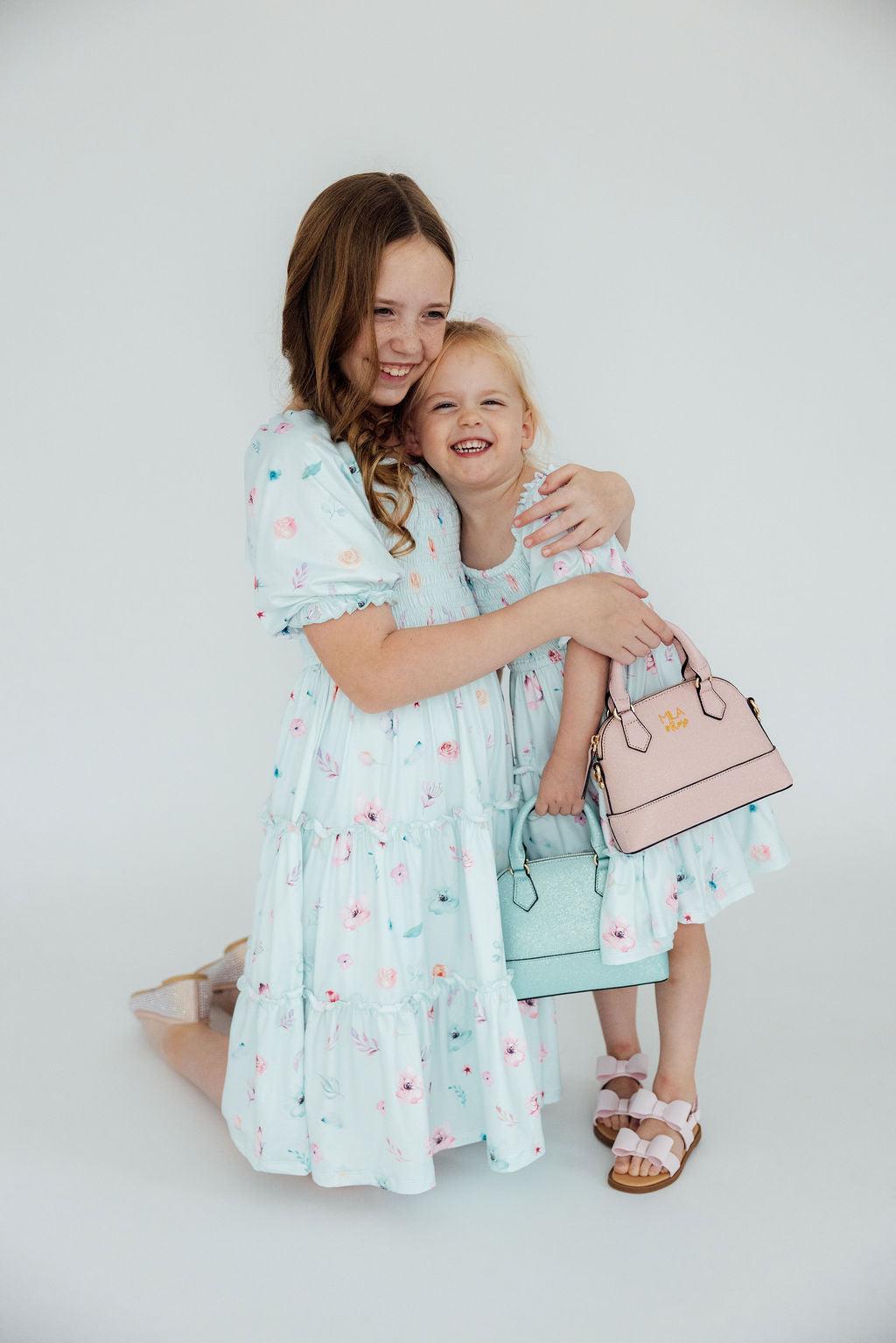 Butterfly Ballet Smocked Ruffle Dress 5