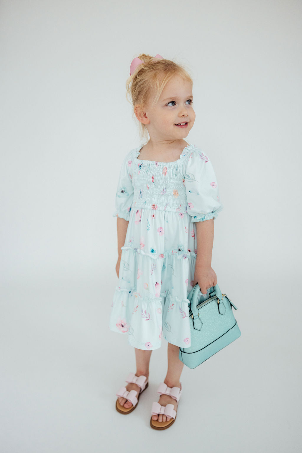 Butterfly Ballet Smocked Ruffle Dress 6