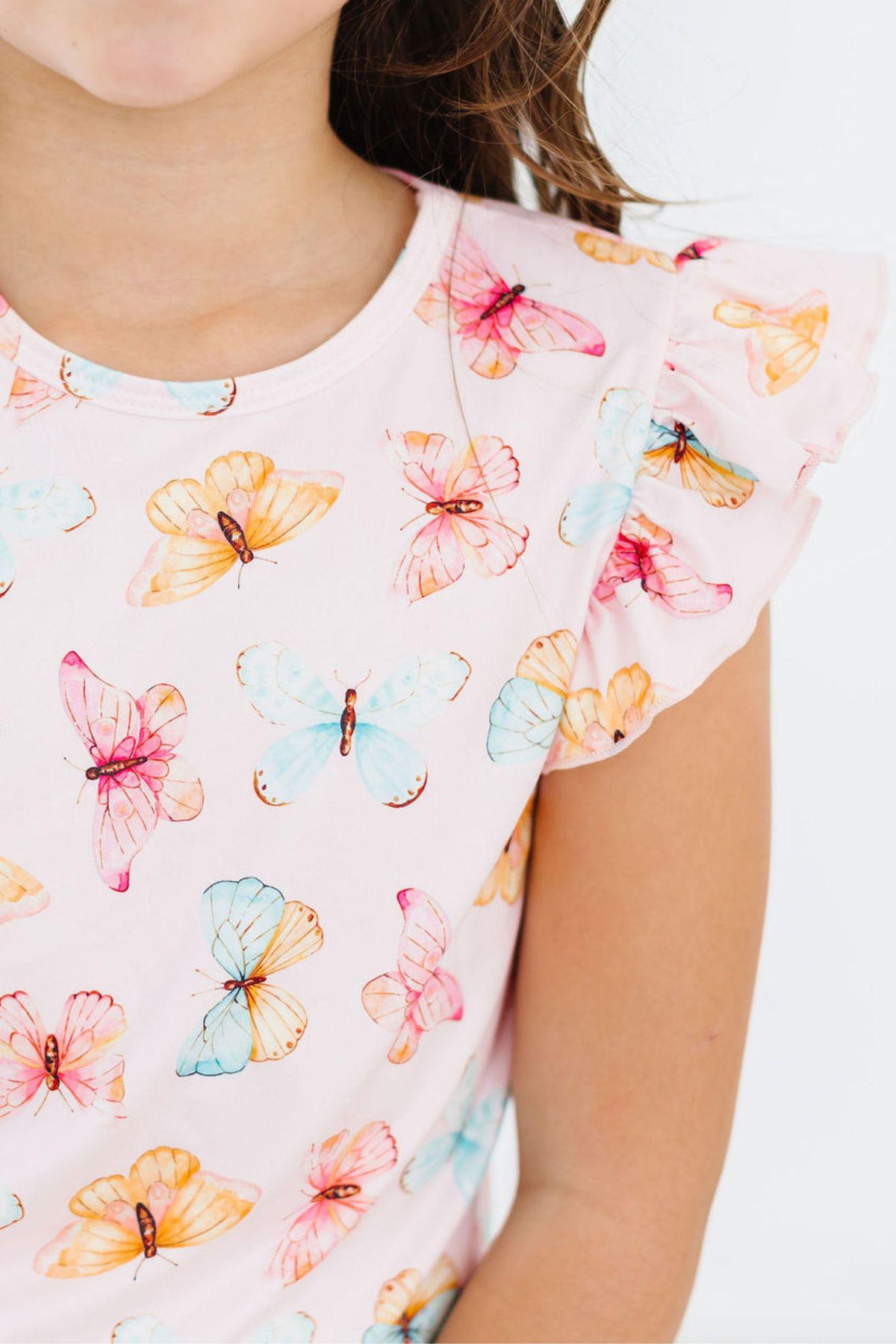 Butterfly Kisses S/S Ruffle Tee 2