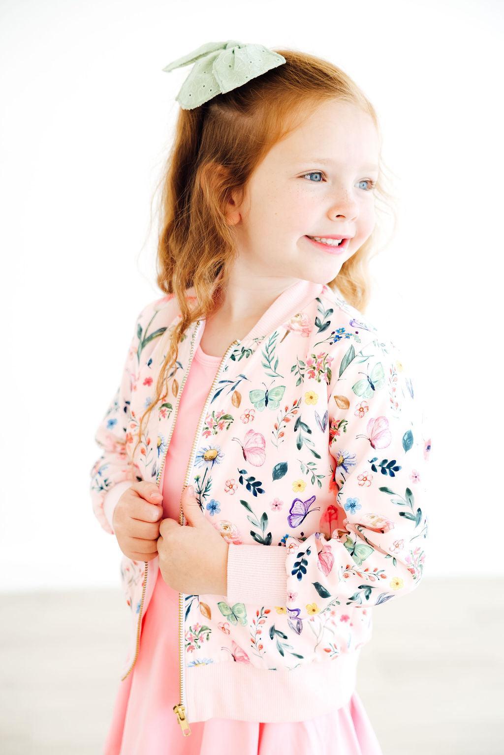 Butterfly Meadows Satin Jacket 4