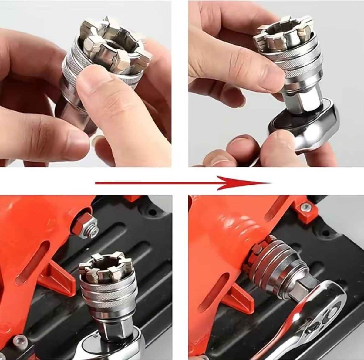 AutoGrip Universal Socket Tool 6