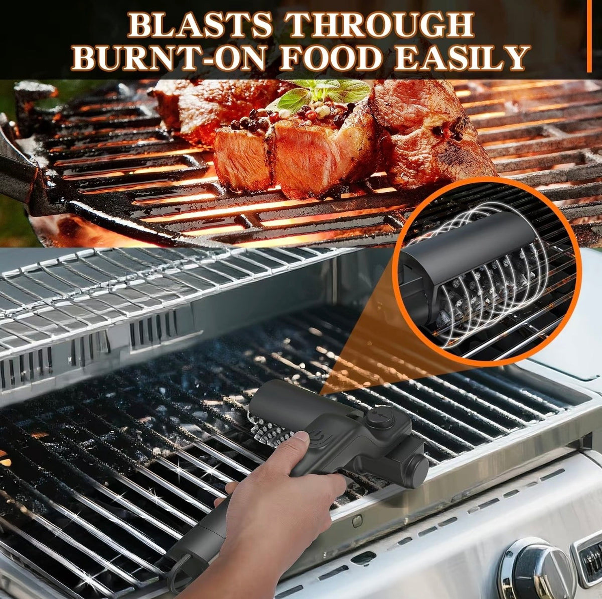 GrillForce Electric Brush 2