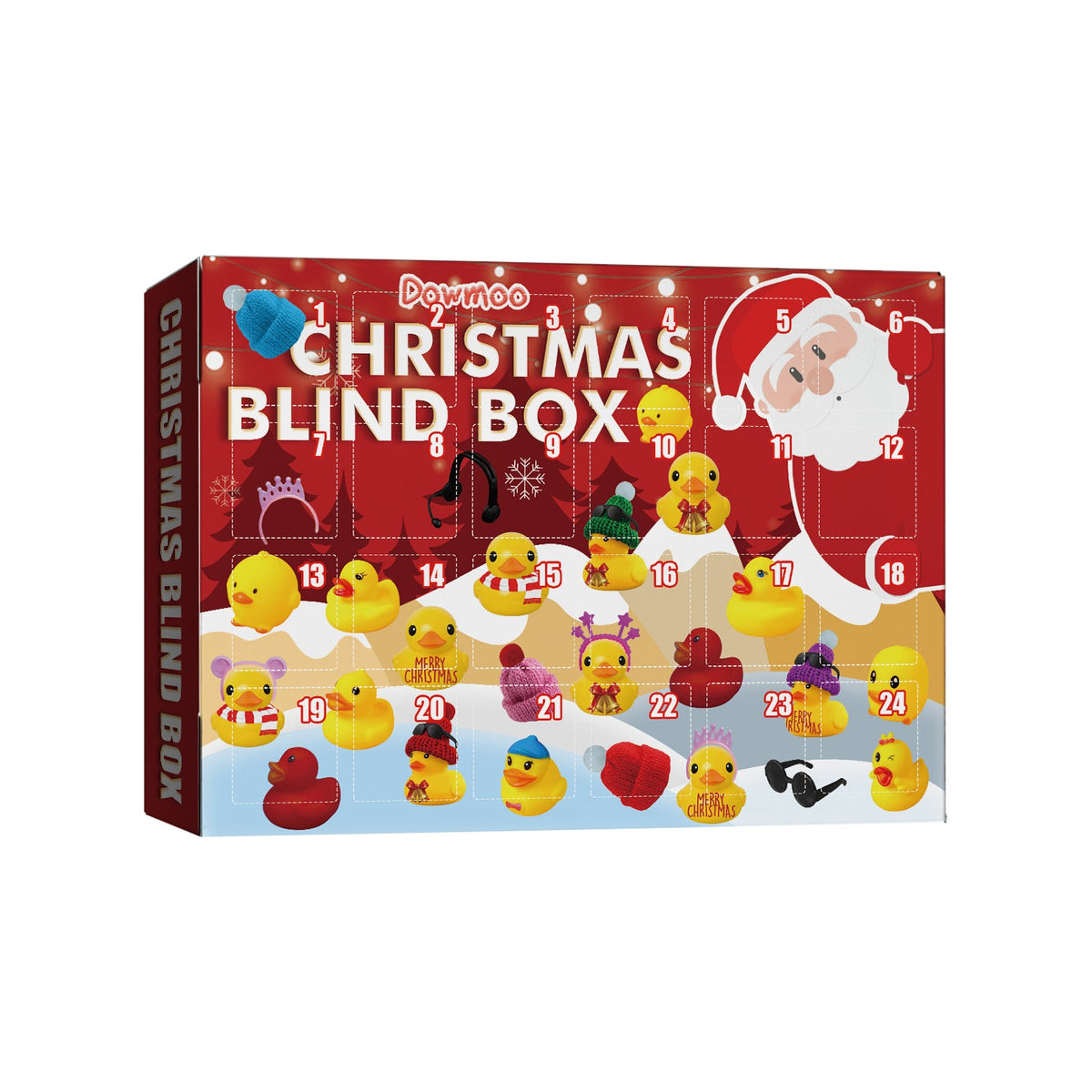 Christmas Blind Box, 24 Grid Cartoon Gift Ducklings Blind Box 1